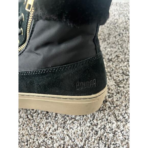 Cougar Doublin women's suede zipper boots women's size 6 - Picture 4 of 6